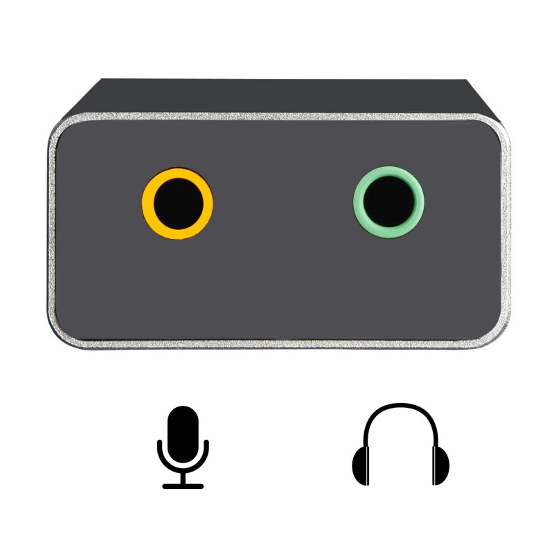 ADAPTADOR EWENT USB-C PARA JACK 2 X 3.5MM PRETO 2 ADAPTADOR EWENT USB-C PARA JACK 2 X 3.5MM PRETO - Image 2