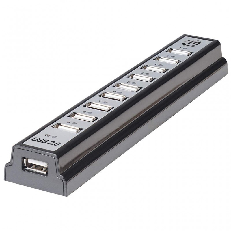 HUB USB MANHATTAN 10 PORTAS MINI USB2.0 4 HUB USB MANHATTAN 10 PORTAS MINI USB2.0 - Image 4