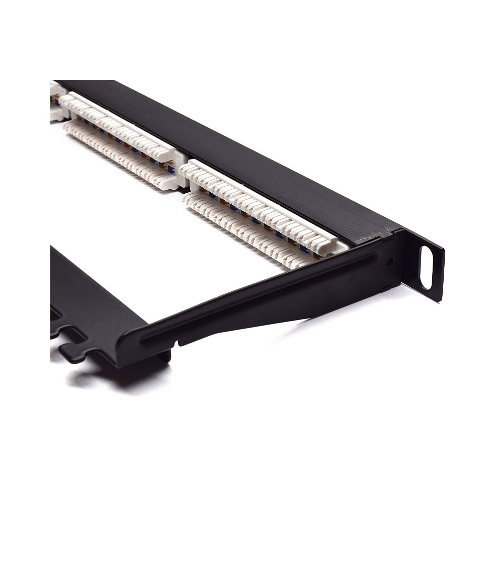 PATCH PANNEL-24 PT WP RACK 0,5U PRETO 3 PATCH PANNEL-24 PT WP RACK 0,5U PRETO - Image 3
