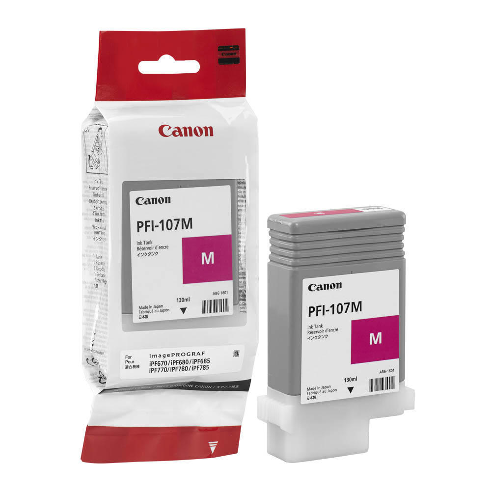 Tinteiro Canon PFI-107M Mangenta (130ML) 1 Tinteiro Canon PFI-107M Mangenta (130ML)