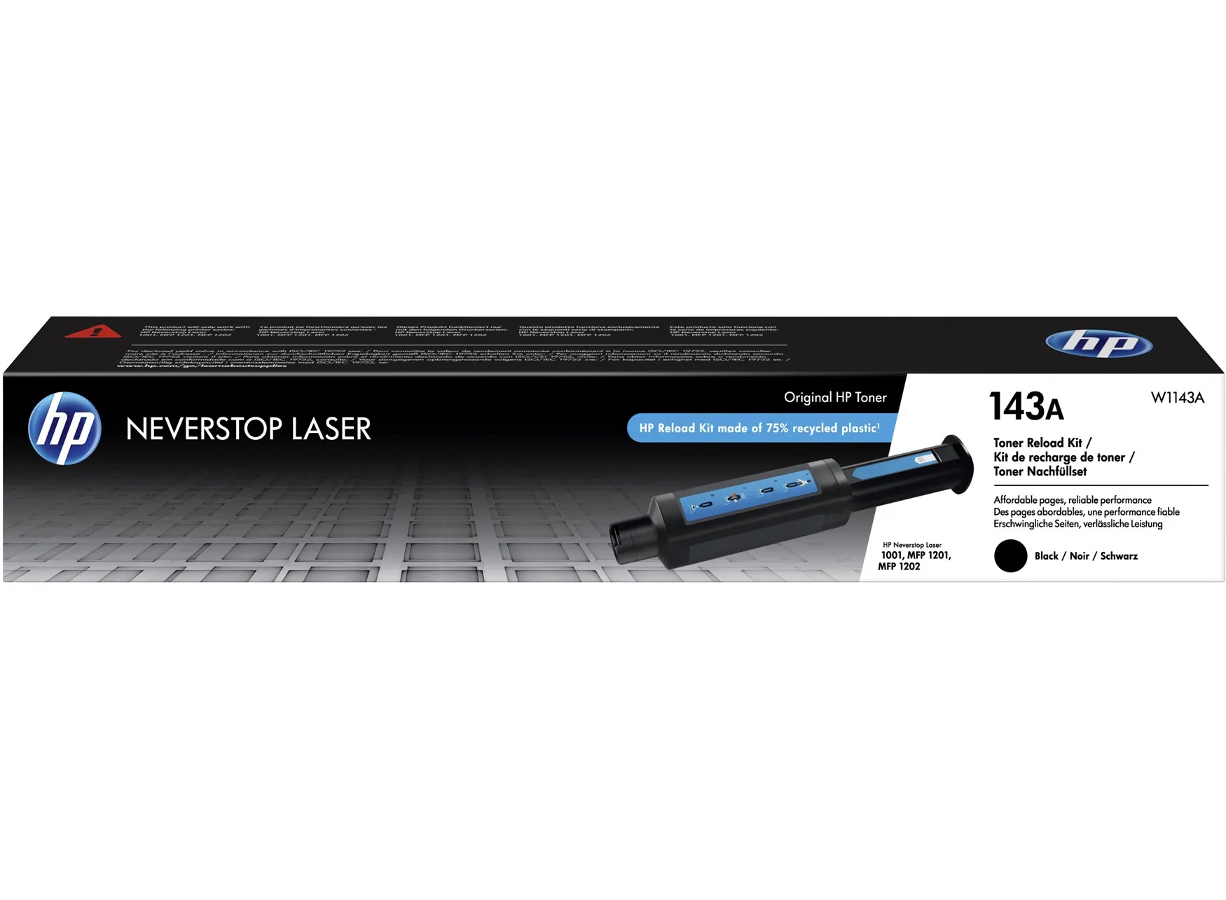 Toner HP 143A Preto (2.500 Páginas) 1 Toner HP 143A Preto (2.500 Páginas)