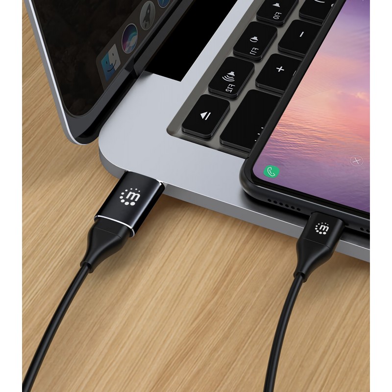 ADAPTADOR USB-A (M) PARA USB-C (F) MANHATTAN 4 ADAPTADOR USB-A (M) PARA USB-C (F) MANHATTAN - Image 4