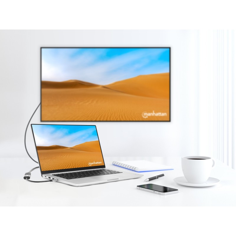ADAPTADOR USB-C (M) PARA HDMI (F) MANHATTAN 5 ADAPTADOR USB-C (M) PARA HDMI (F) MANHATTAN - Image 5
