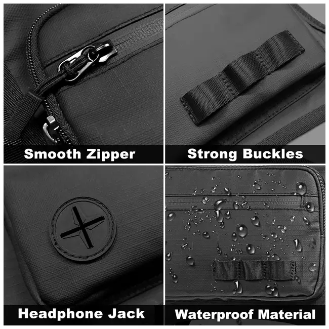 BOLSA KINGSLONG ZJJ240301 PEITO RUNNING PRETO 3 BOLSA KINGSLONG ZJJ240301 PEITO RUNNING PRETO - Image 3