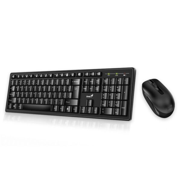 TECLADO+RATO Genius WIFI KM-8101 PRETO 1 TECLADO+RATO Genius WIFI KM-8101 PRETO