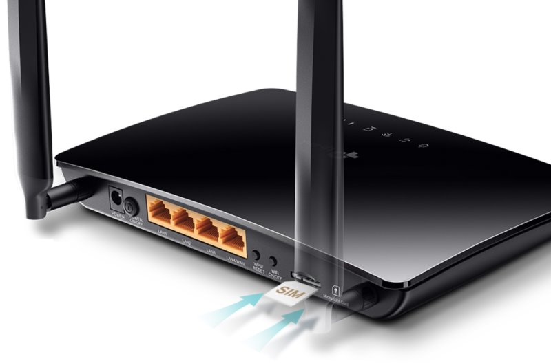 ROUTER TP-Link WIFI 4G LTE 300Mbps N 3X10/100Mbps LAN Ports, 1X10/100Mbps LAN/WAN Port, 1 Micro SIM Card Slot 1 ROUTER TP-Link WIFI 4G LTE 300Mbps N 3X10/100Mbps LAN Ports, 1X10/100Mbps LAN/WAN Port, 1 Micro SIM Card Slot